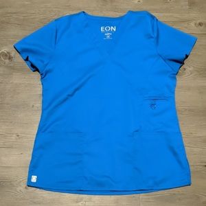 Eon | Royal Blue Scrub Top